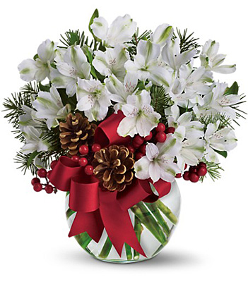 Let It Snow from Forever Flowers, flower delivery in St. Thomas, VI